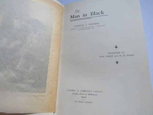 The Man In Black By Stanley J. Weyman 1894