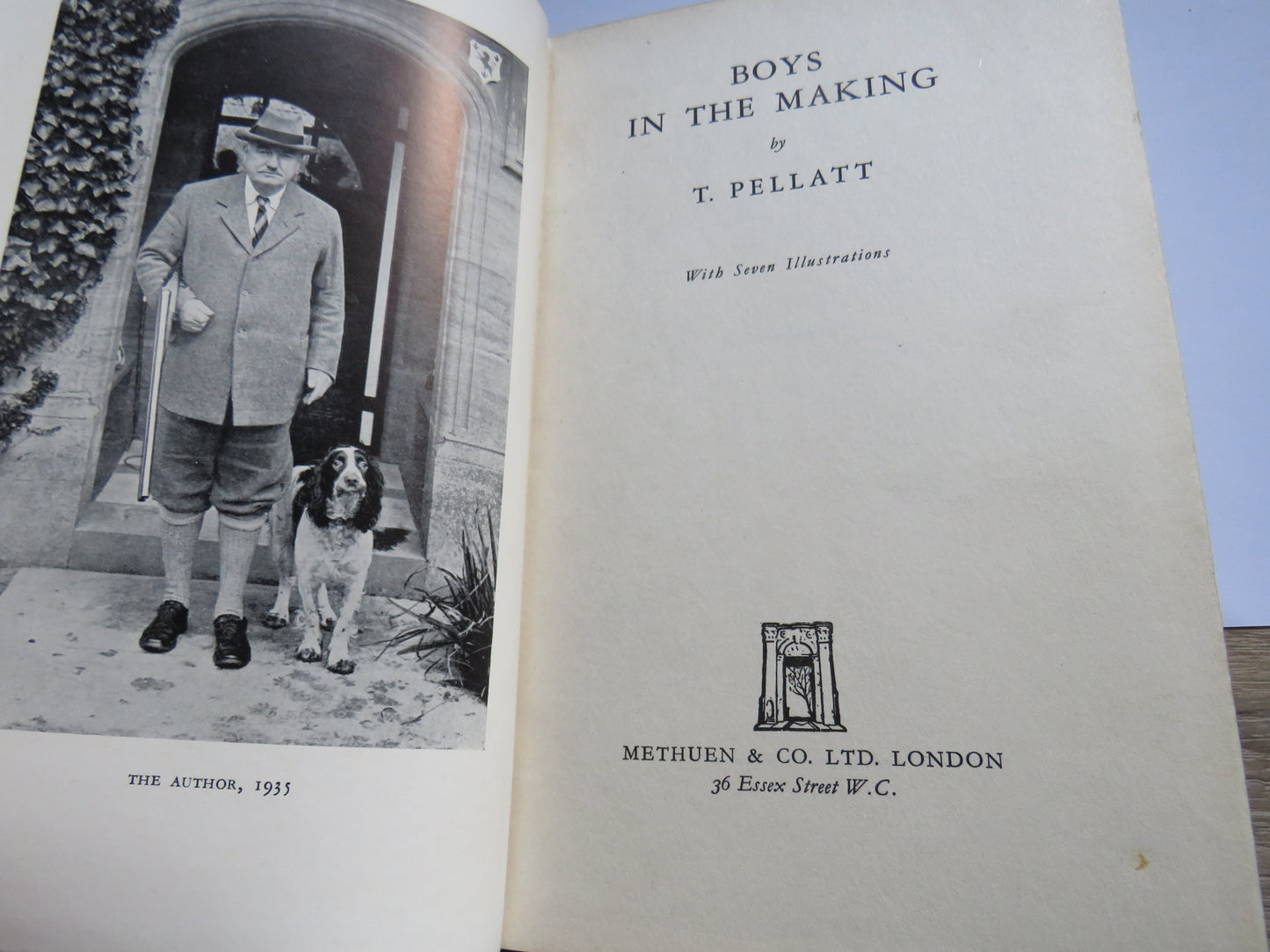 Boys In The Making By T. Pellatt 1936 1st Edition