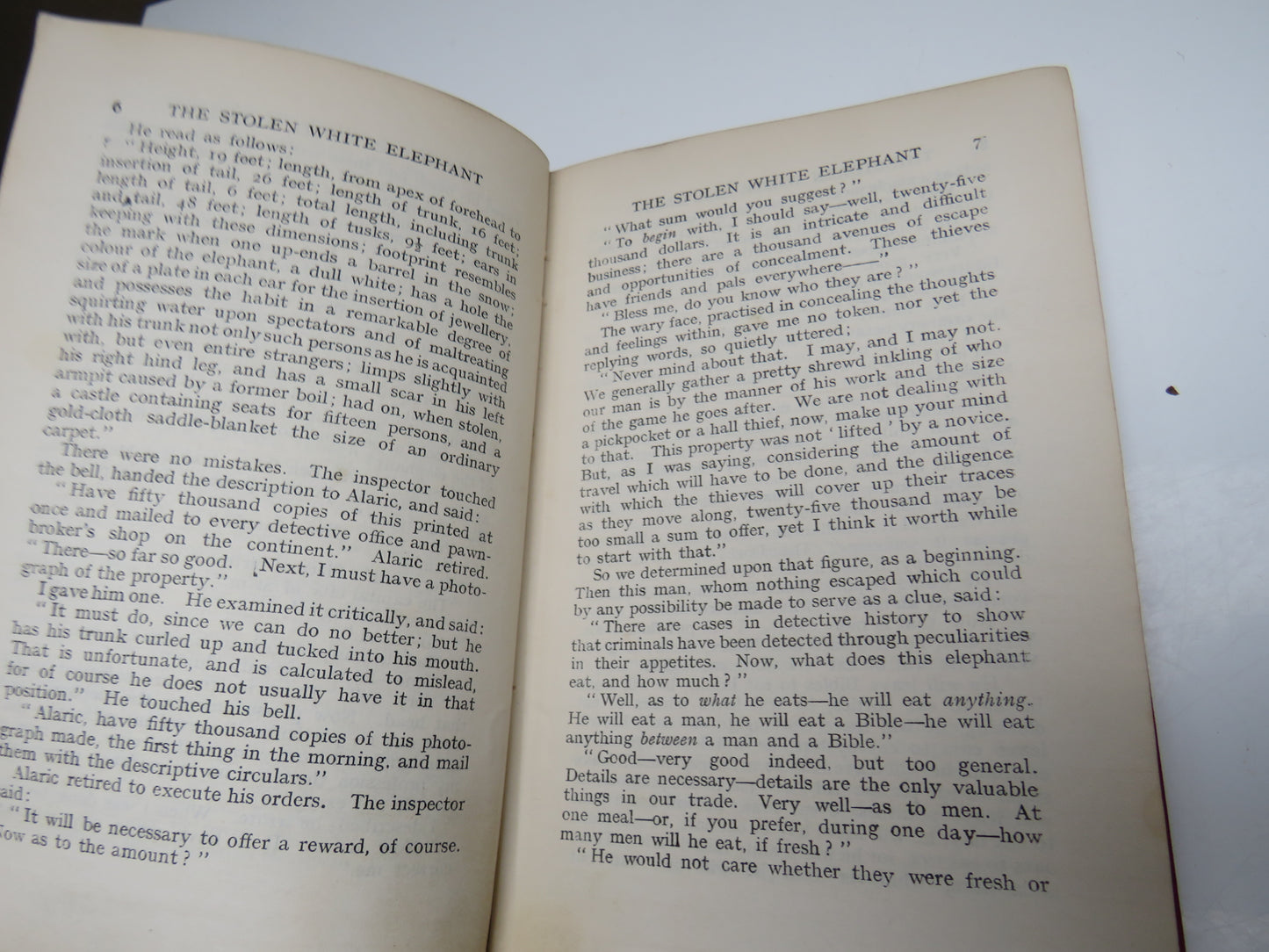 The Stolen White Elephant By Mark Twain