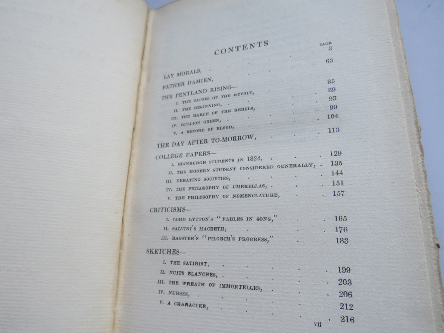 Lay Morals and Other Papers By Robert Louis Stevenson 1911