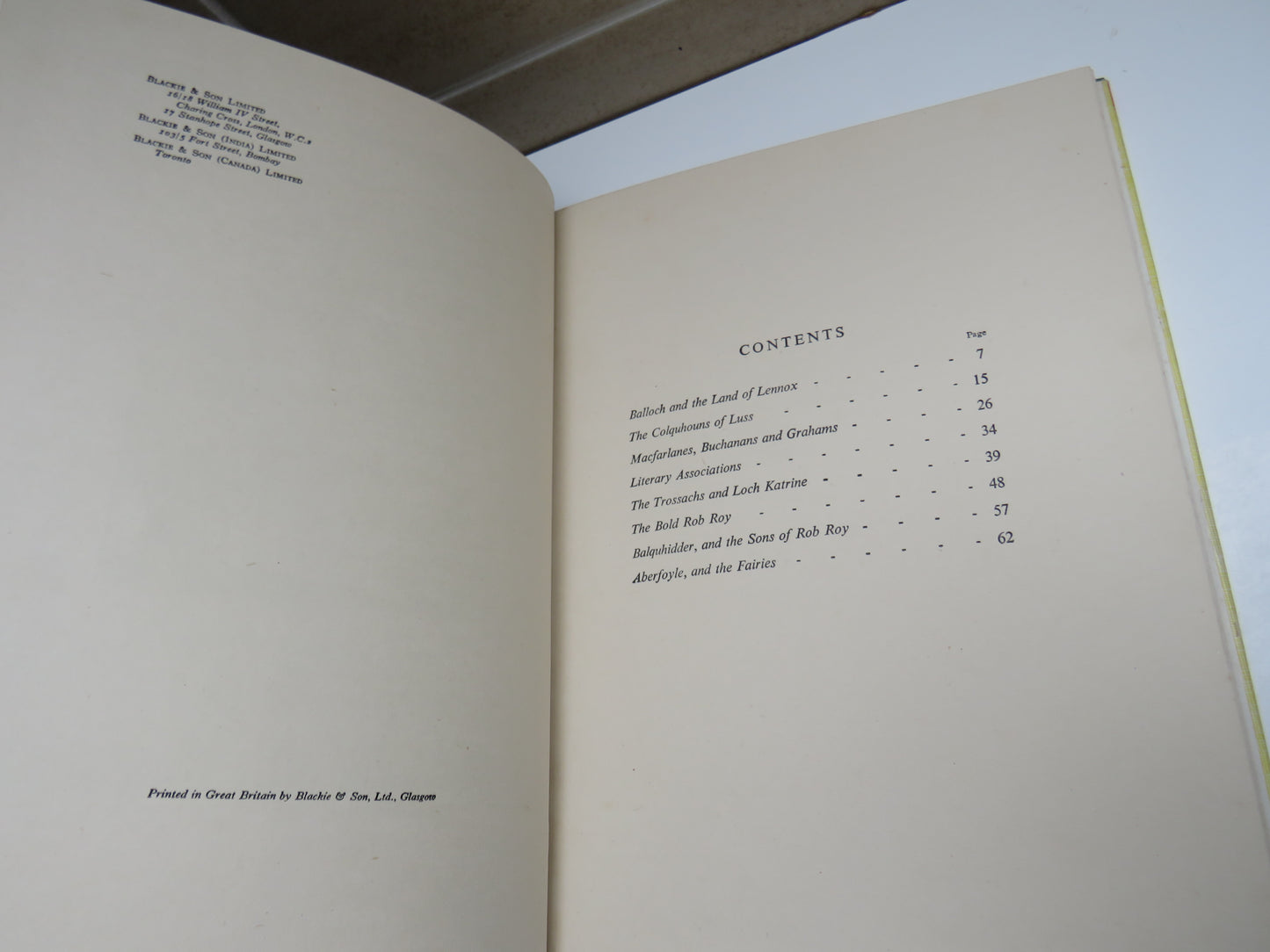 Loch Lomond The Trossachs and Loch Katrine By W.D. Cocker