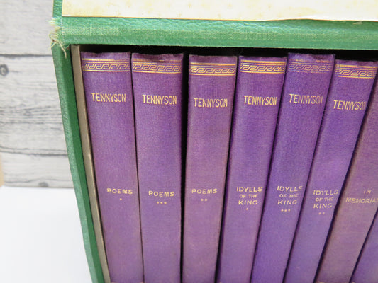 The Works of Alfred Tennyson 1870 Small Book Set