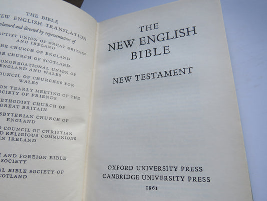 The New English Bible New Testament 1961