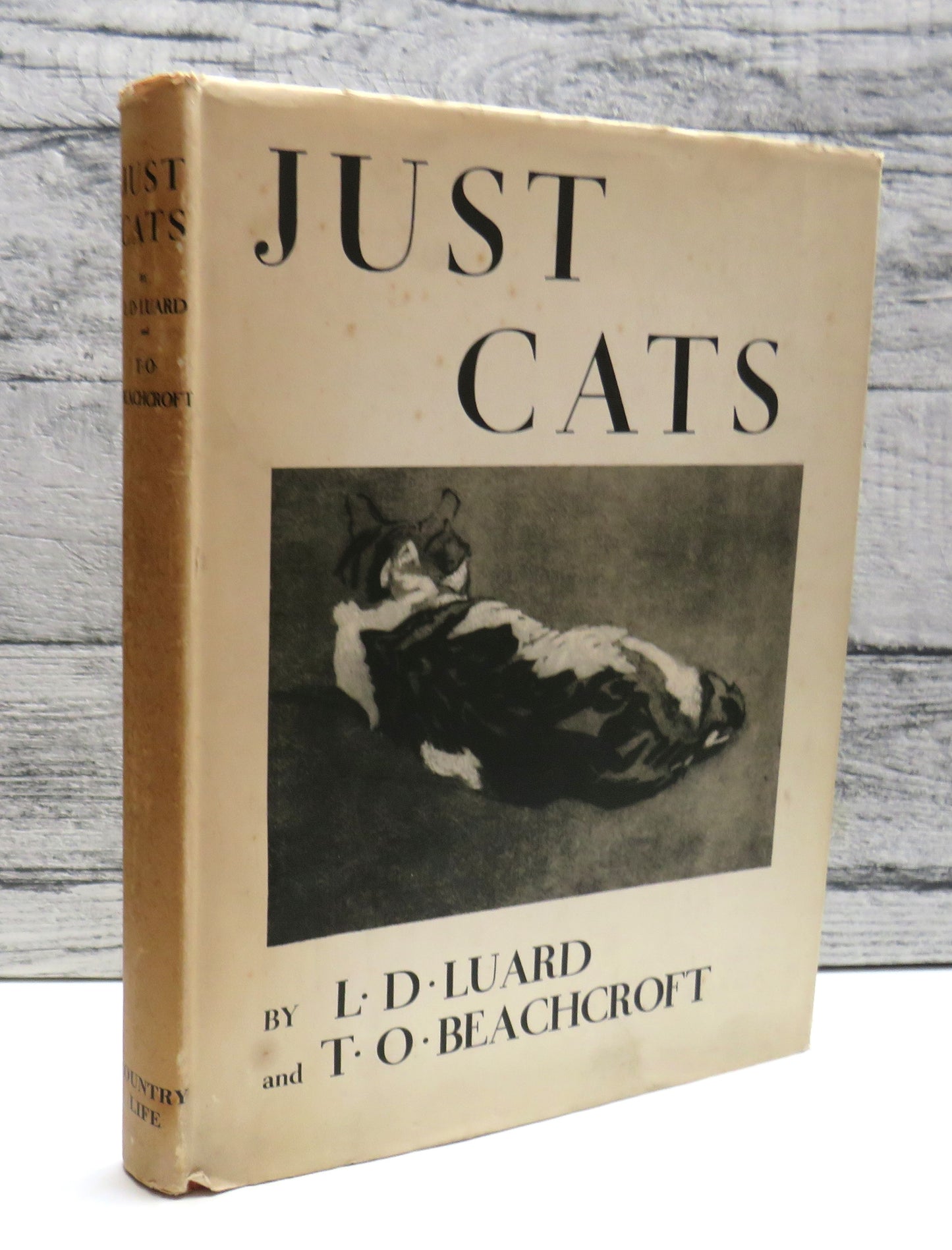 Just Cats Pictured By Lowes D. Luard and Described By T. O. Beachcroft 1936 1st Edition