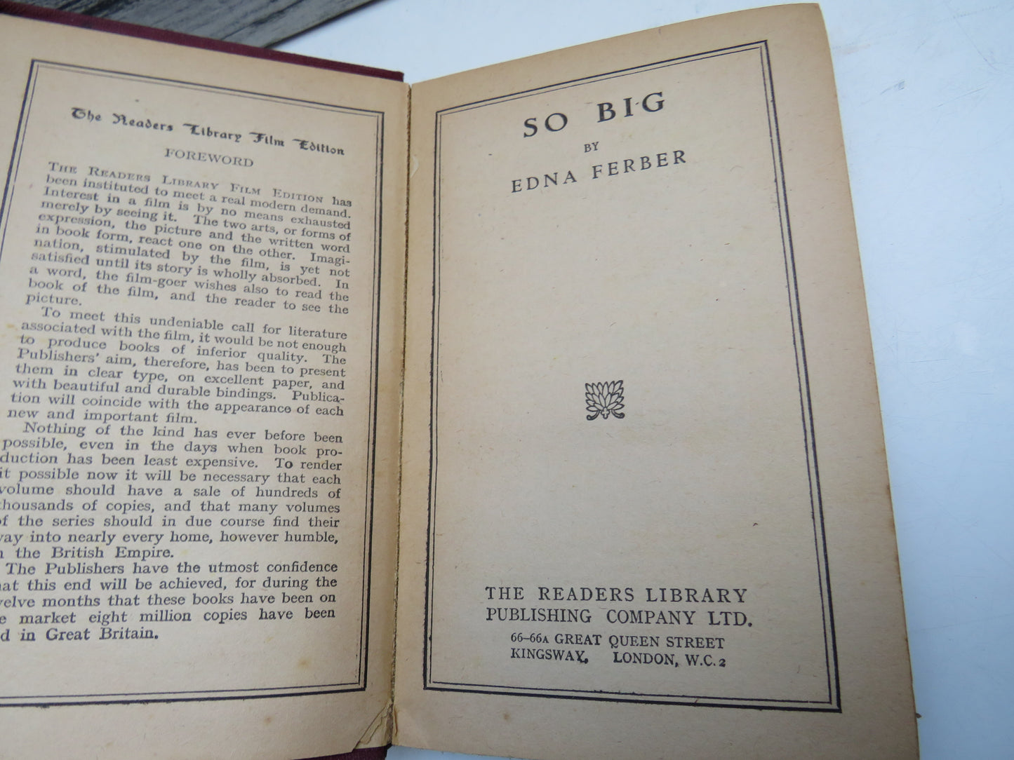 So Big By Edna Ferber
