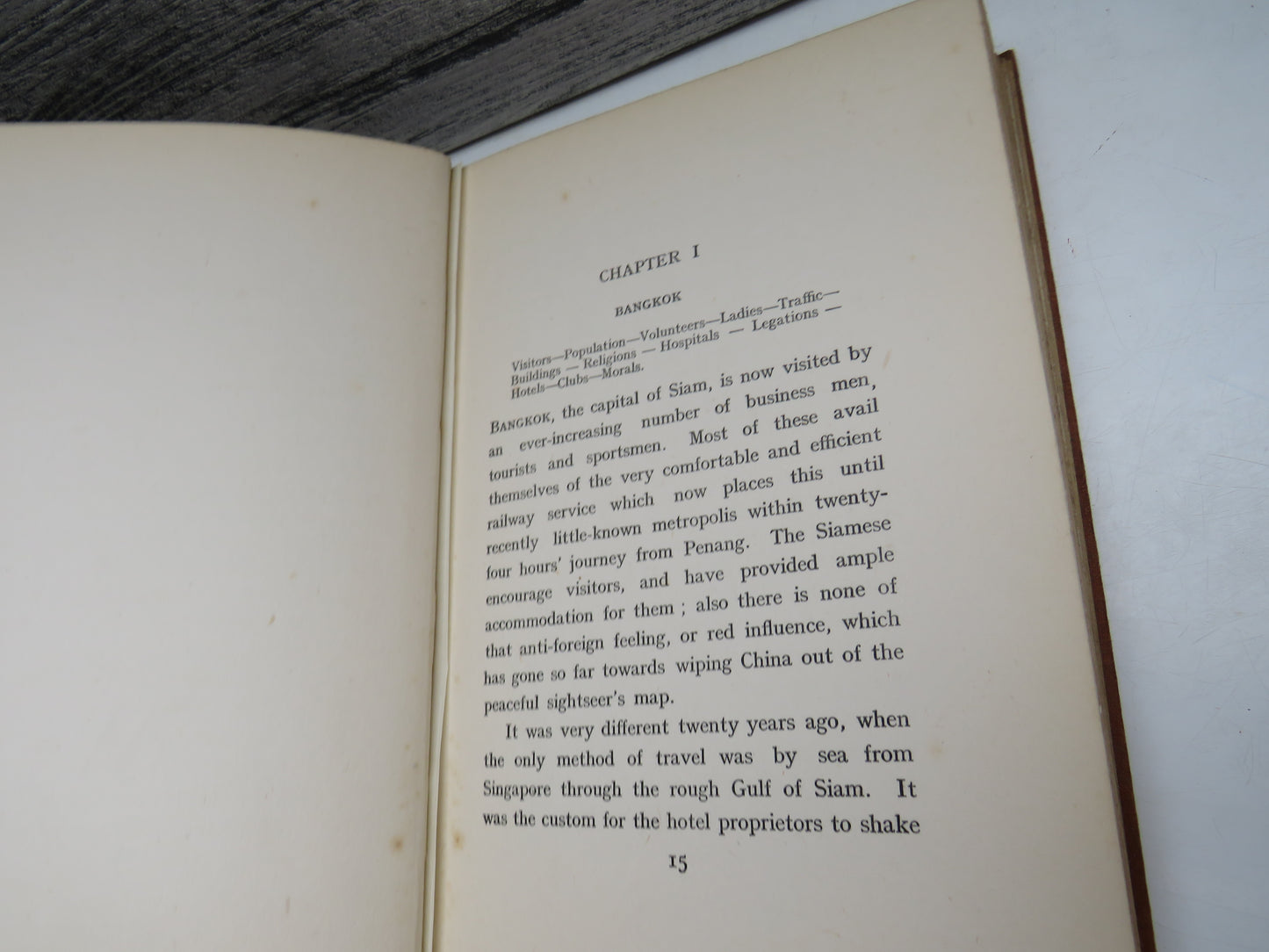 Bangkok: Its Life and Sport With Some Account of Siam's Coastal and Island Game Areas By Lieut.-Col. C. H. Forty 1929 1st Edition