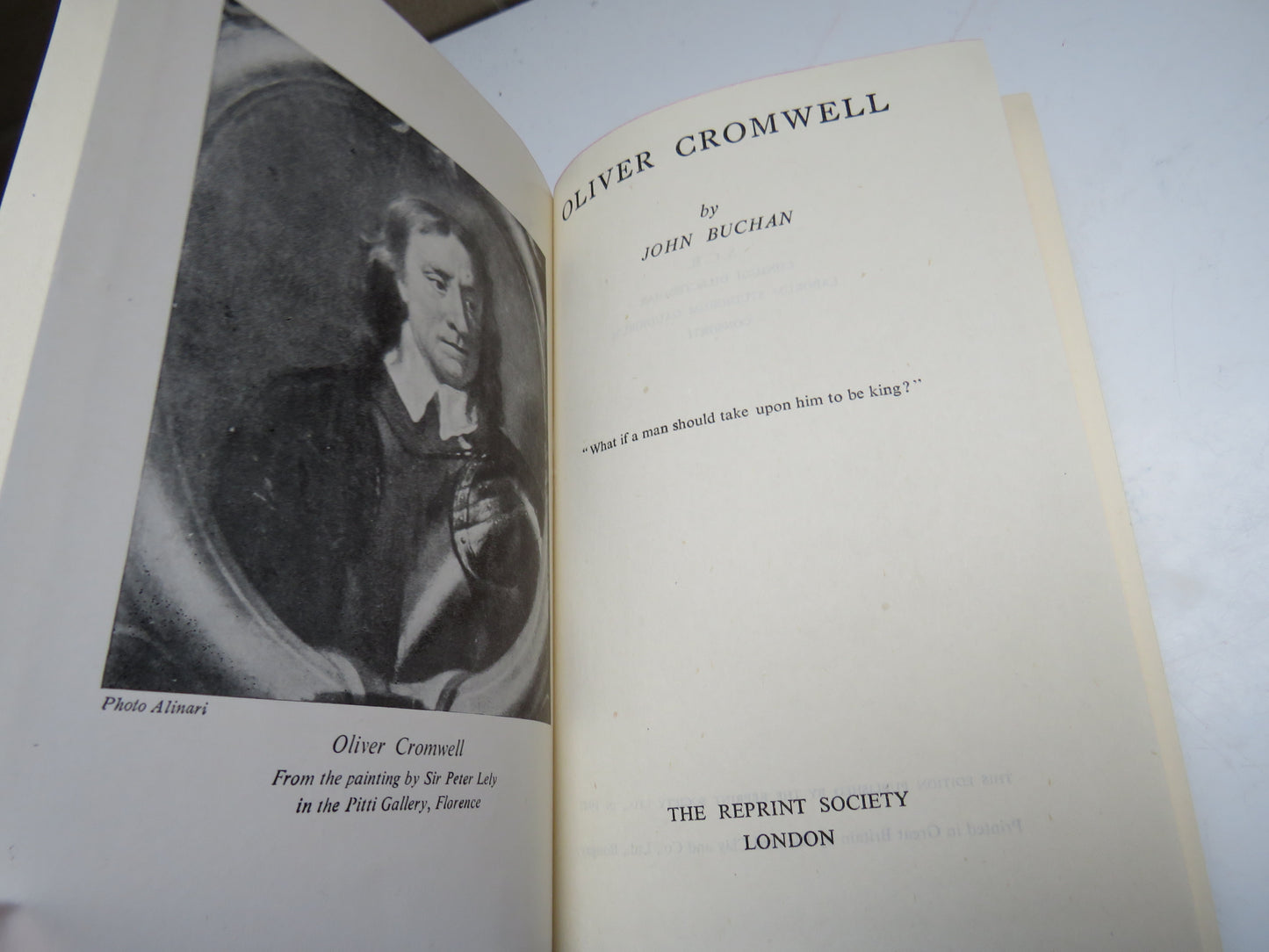 Oliver Cromwell by John Buchan, 1941