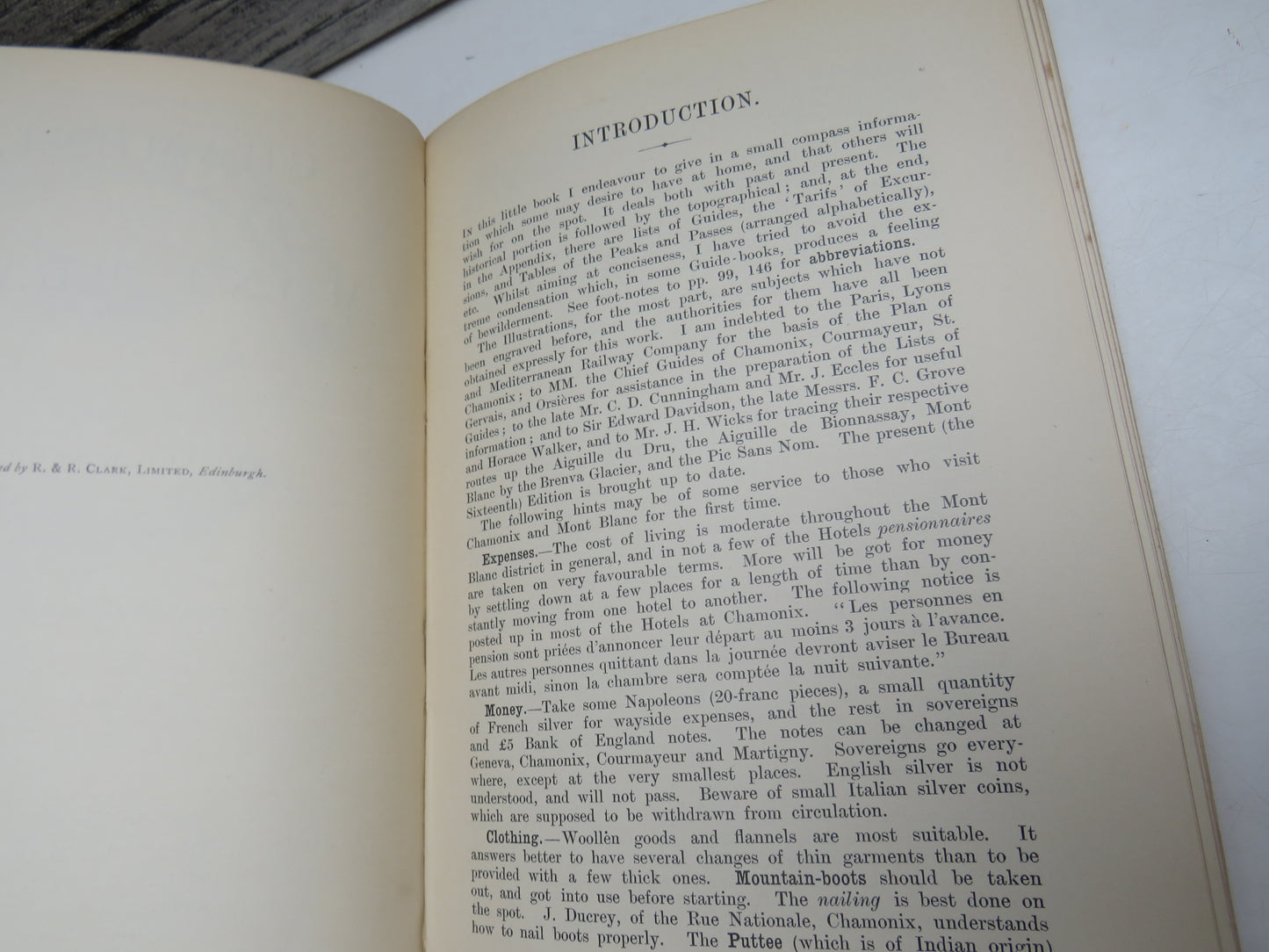 Chamonix And The Range of Mont Blanc A Guide By Edward Whymper 1911