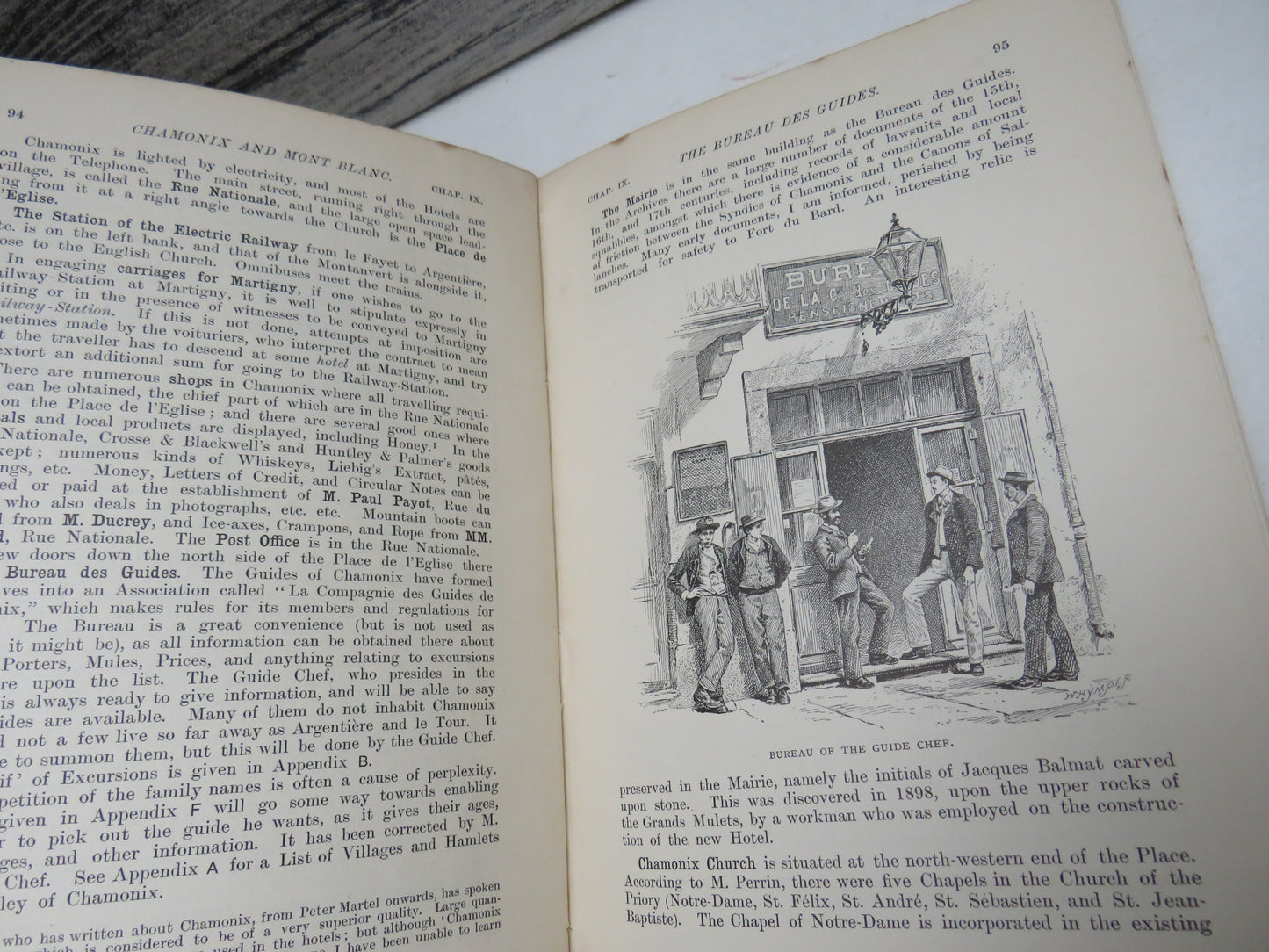 Chamonix And The Range of Mont Blanc A Guide By Edward Whymper 1911