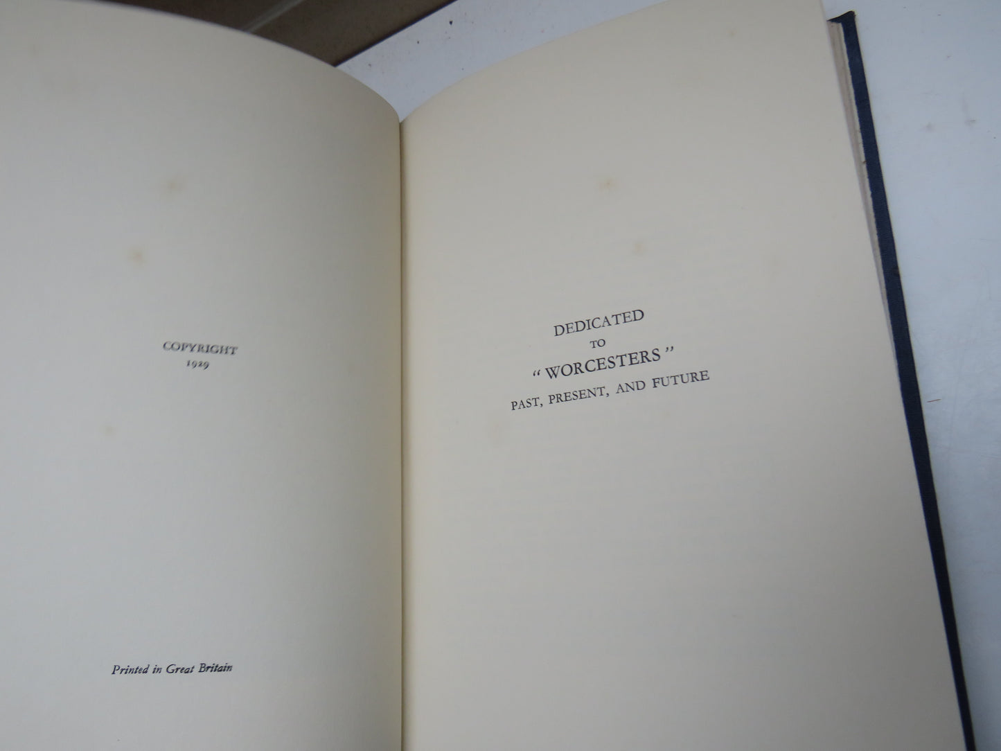 The History of The "Worcester" The Official Account Of The Thames Nautical Training College, H.M.S "Worcester" 1862-1919 By Frederick H. Stafford 1929