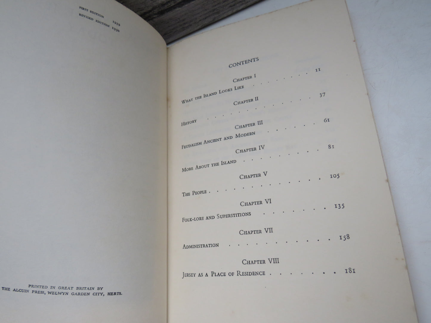 The Island of Jersey Today By R. C. F. Maugham 1950