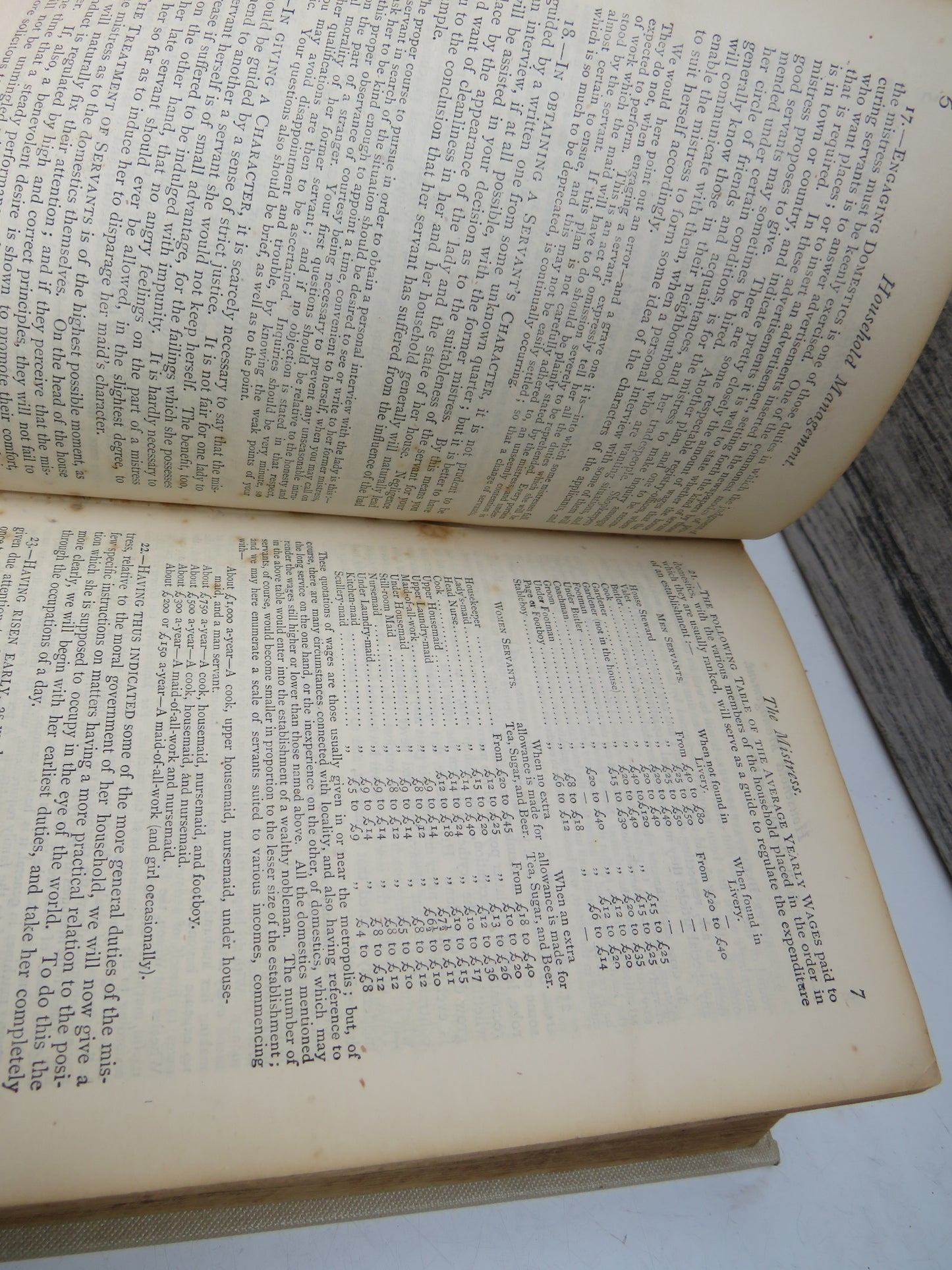 The Book of Household Management By Mrs Isabella Beeton 1869 New Edition