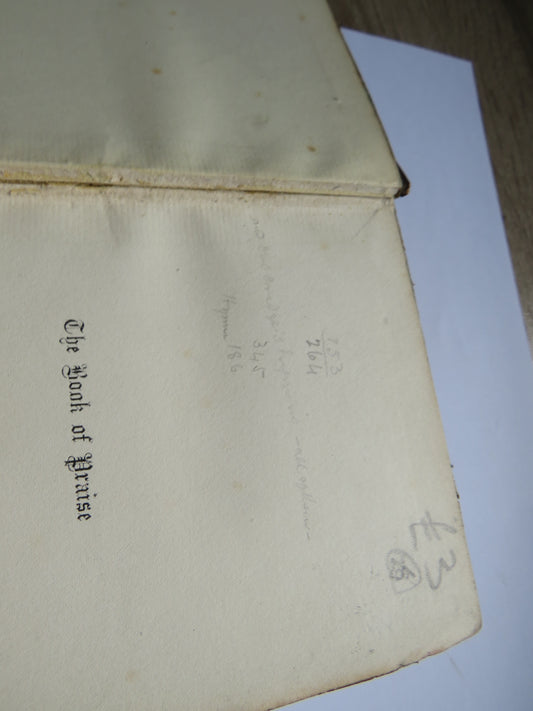 The Book of Praise From The Best English Hymn Writers Selected and Arranged By Roundell Palmer 1874