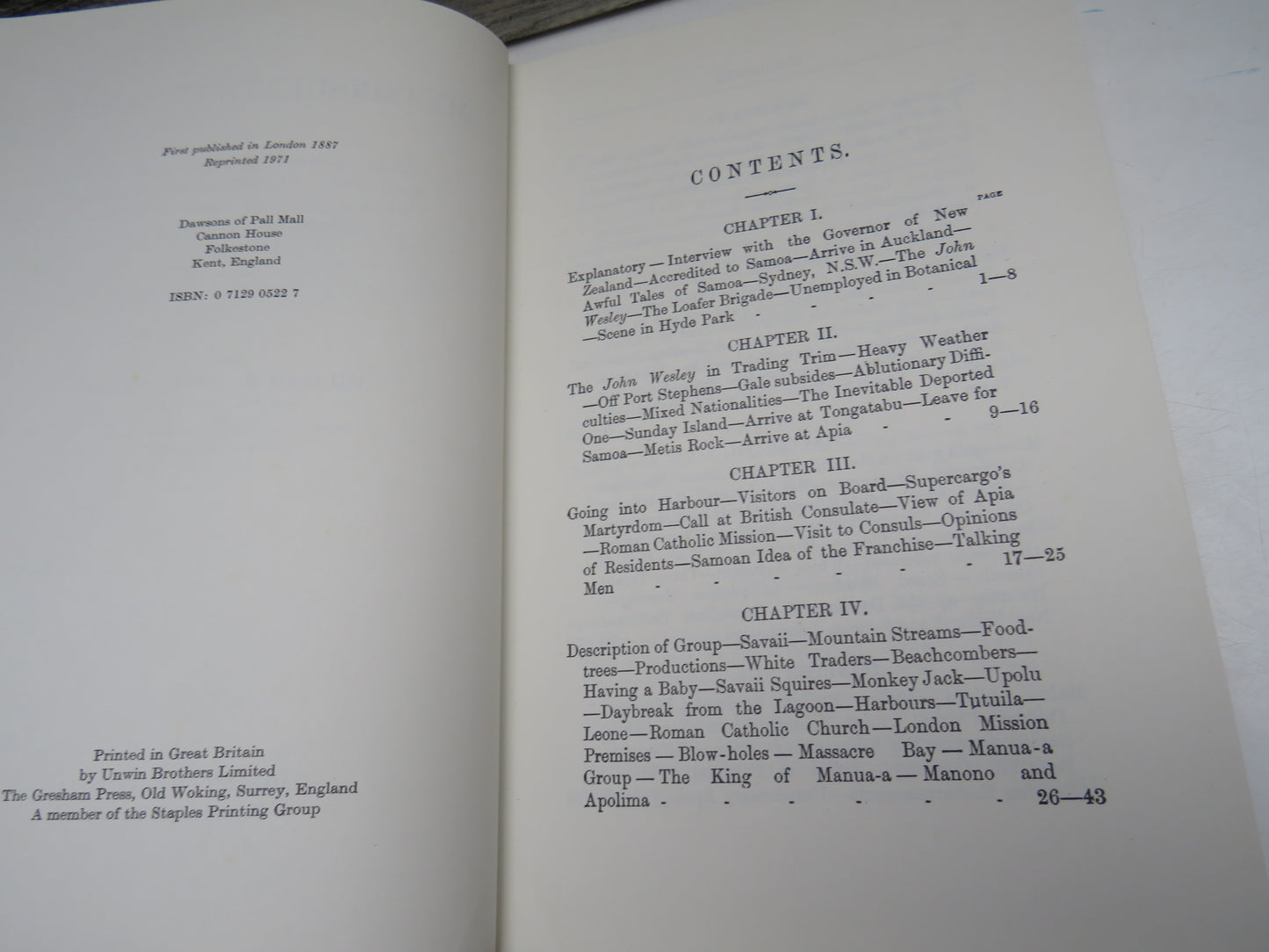 My Consulate In Samoa A Record of Four Years Sojourn In The Navigators Islands With Personal Experiences Of King Malietoa Laupepa, His Country and His Men By William B. Churchward 1971
