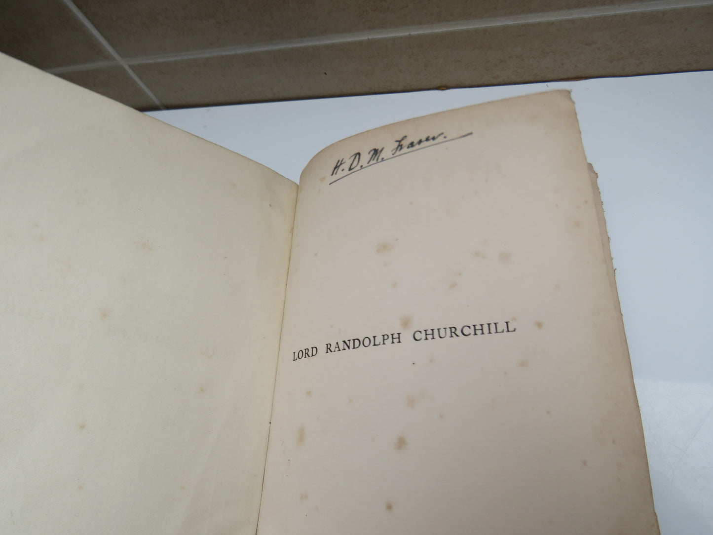 Lord Randolph Churchill By Lord Rosebery 1906