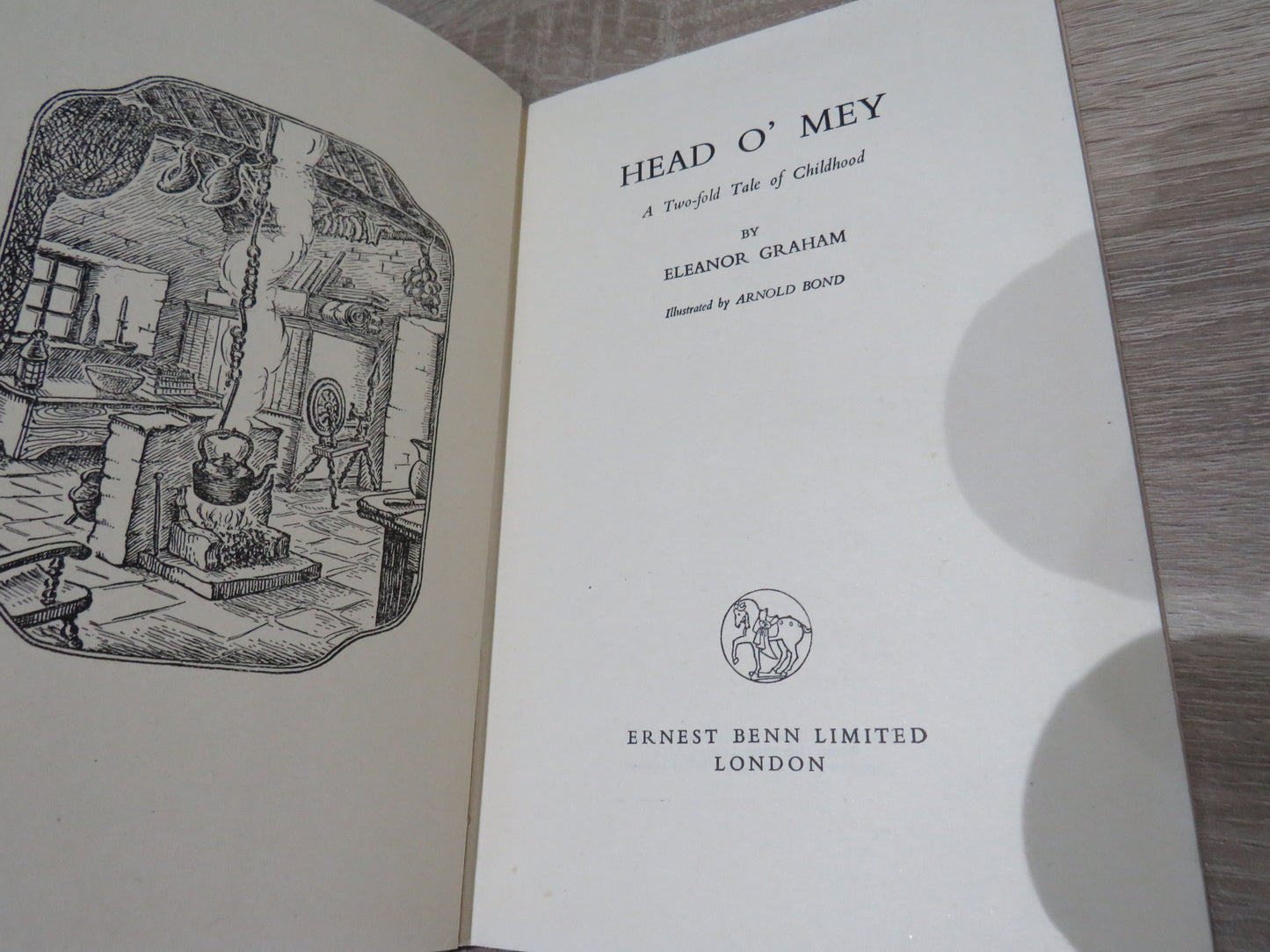 Head O' Mey A Two-Fold Tale of Childhood By Elanor Graham 1947 1st Edition