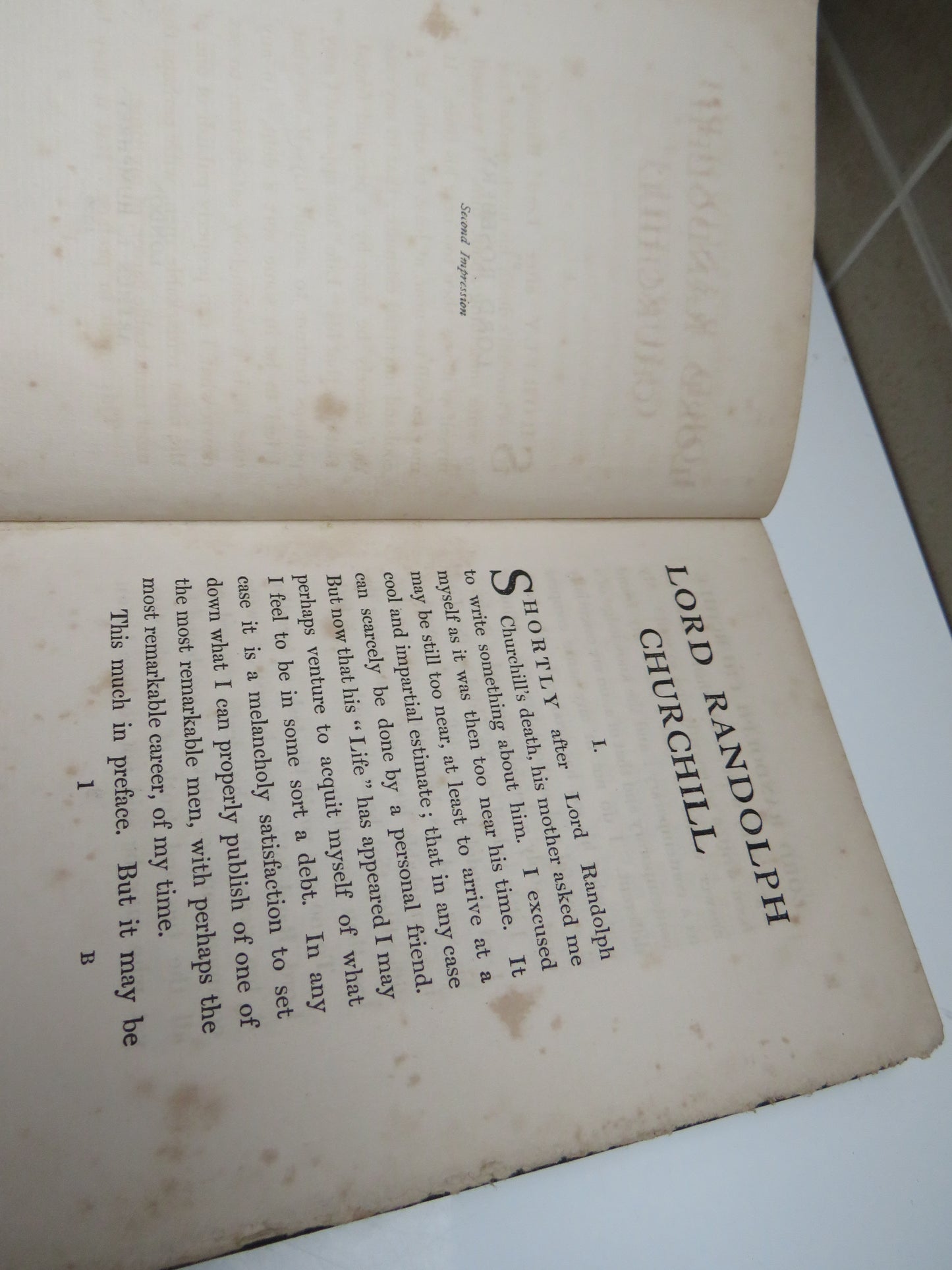 Lord Randolph Churchill By Lord Rosebery 1906