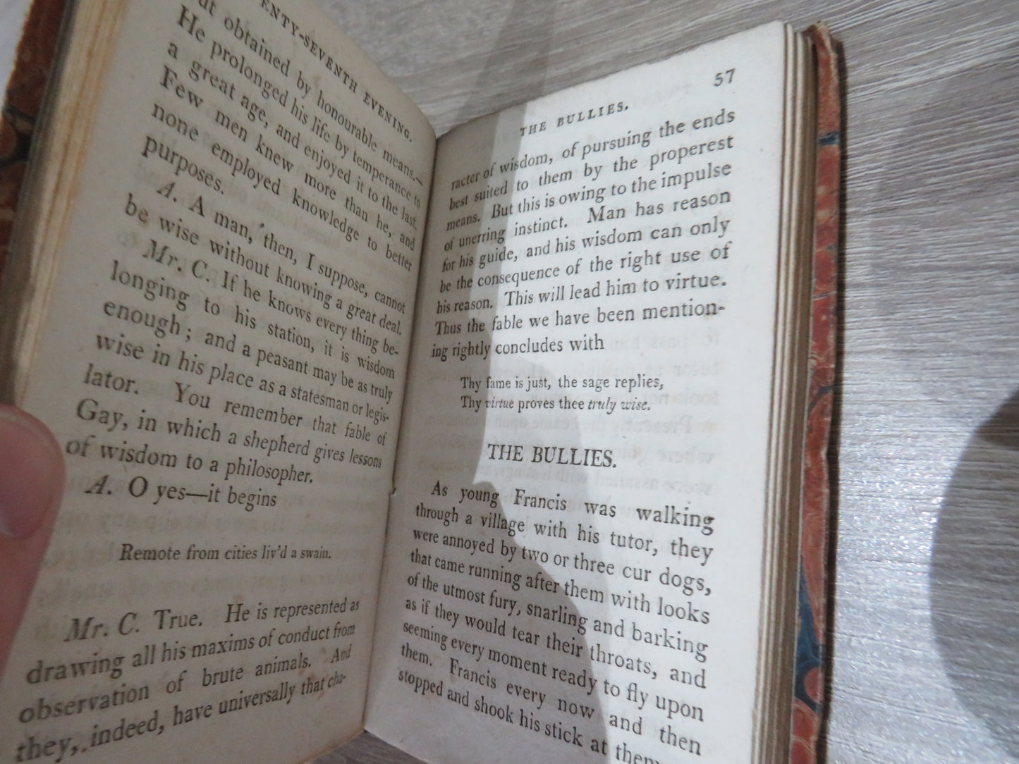 Evenings At Home: Or The Juvenile Budget Opened: Consisting of A Variety of Miscellaneous Pieces For The Instruction and Amusement of Young Persons By J. Aikin and Mrs Barbauld Vol VI 1809
