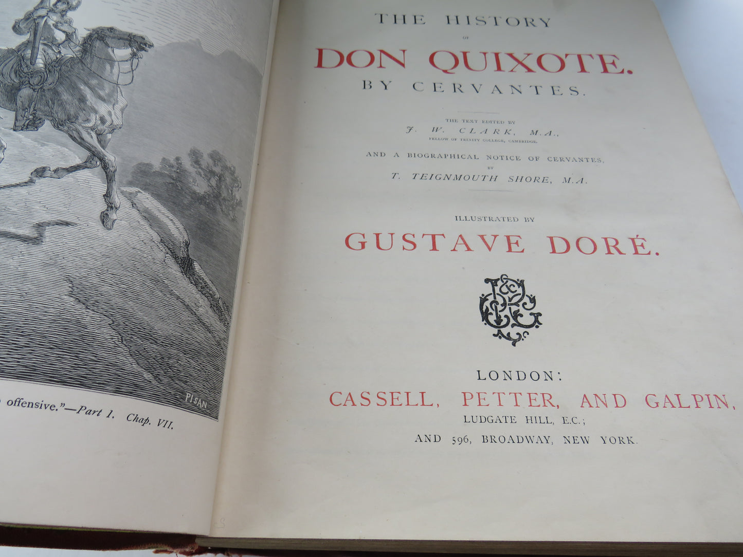 The History of Don Quixote By Cervantes Illustrated By Gustave Dore