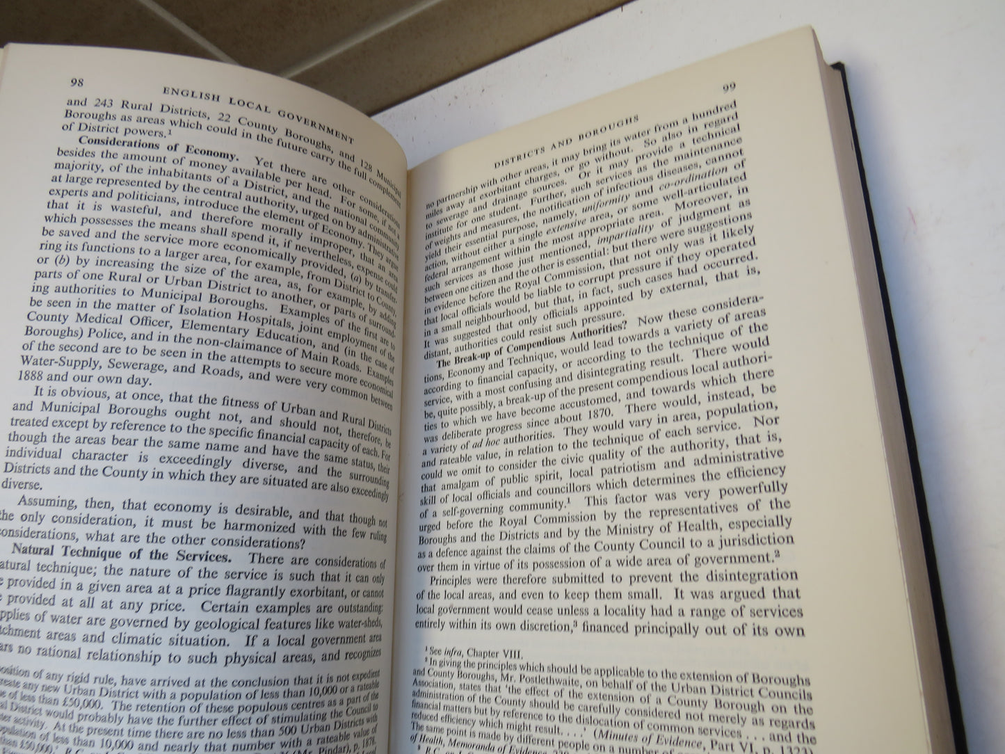 English Local Government By Herman Finer 1950