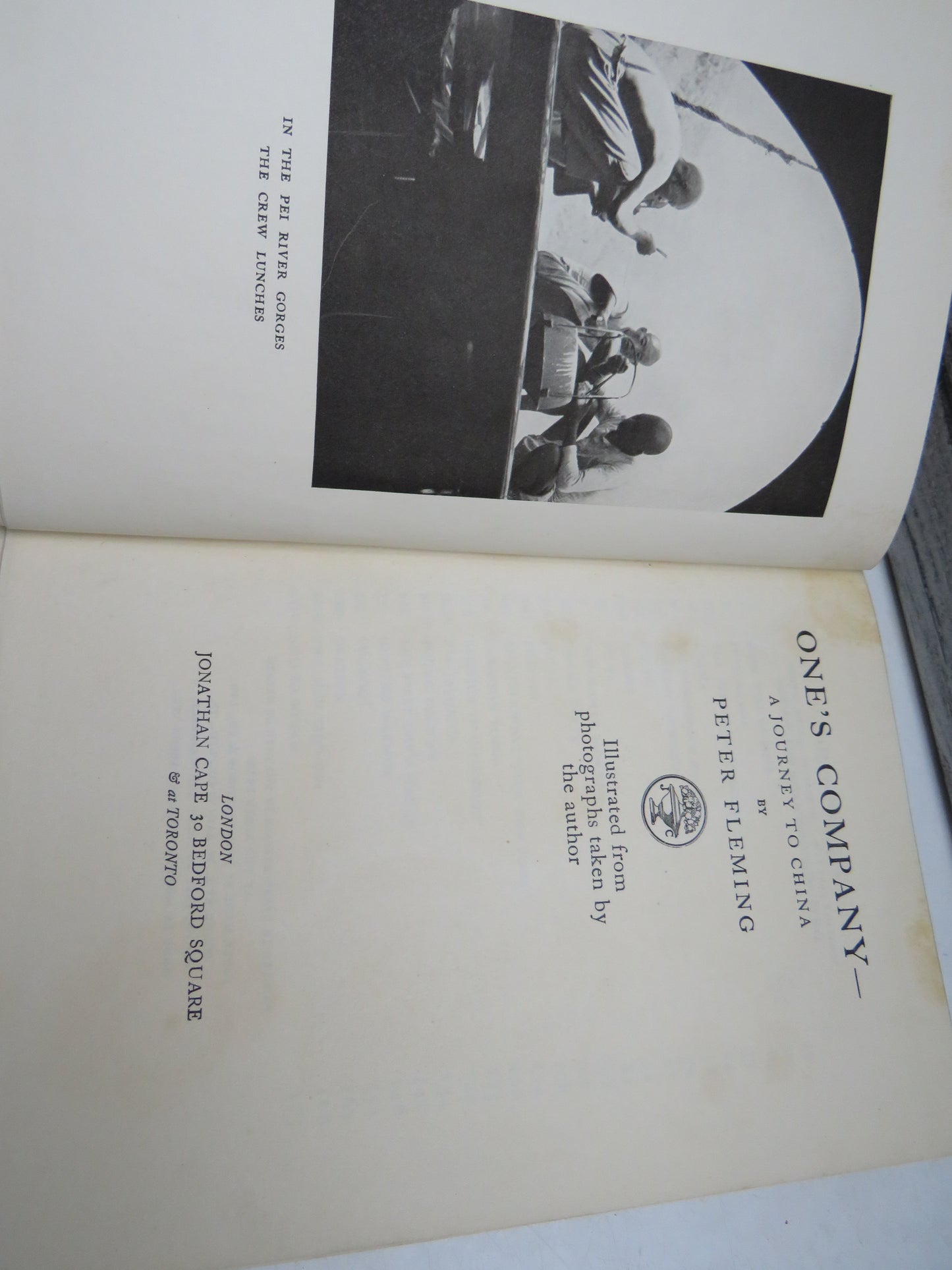 One's Company A Journey To China By Peter Fleming 1934 1st Edition