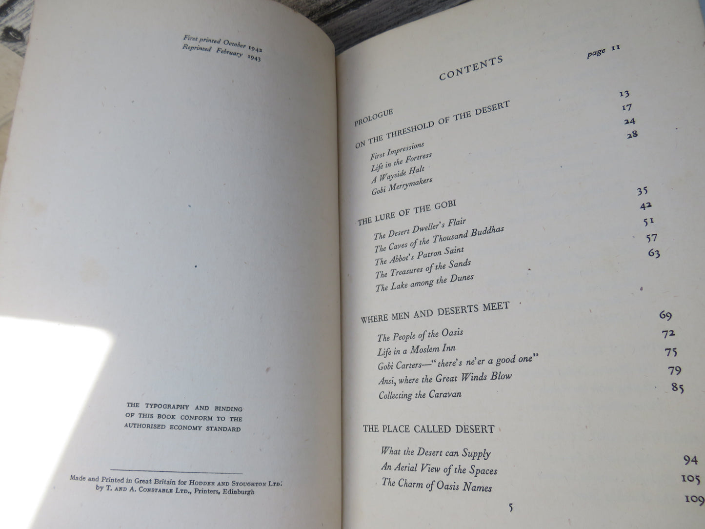 The Gobi Desert By Mildred Cable With Francesca French 1943