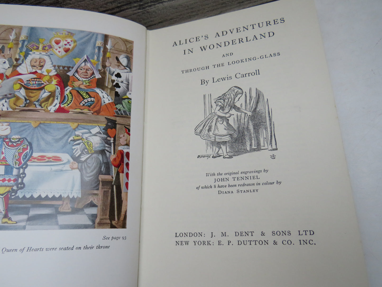 Alice's Adventures In Wonderland and Through The Looking-Glass By Lewis Carroll 1970