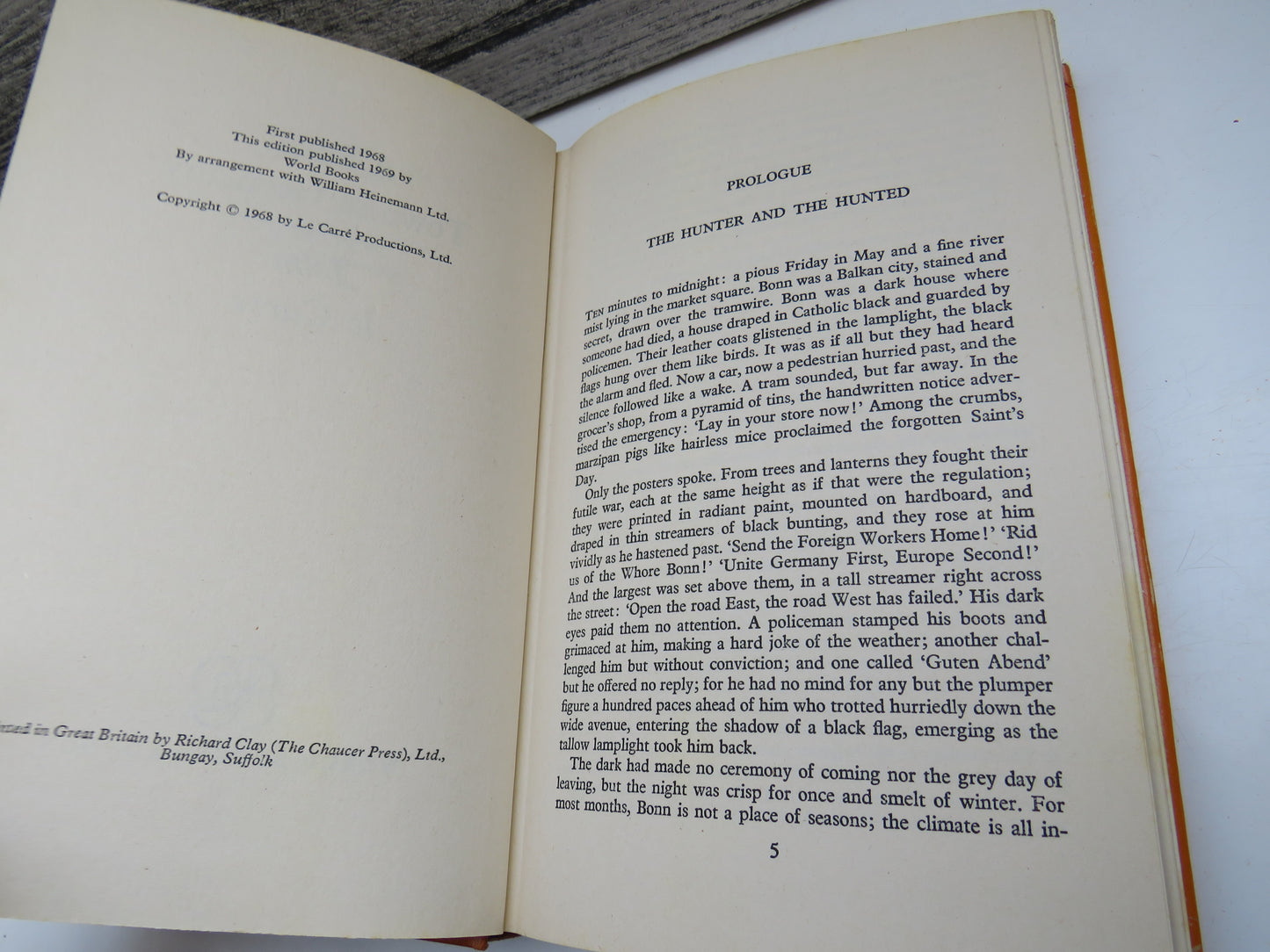 A Small Town In Germany By John Le Carre 1969