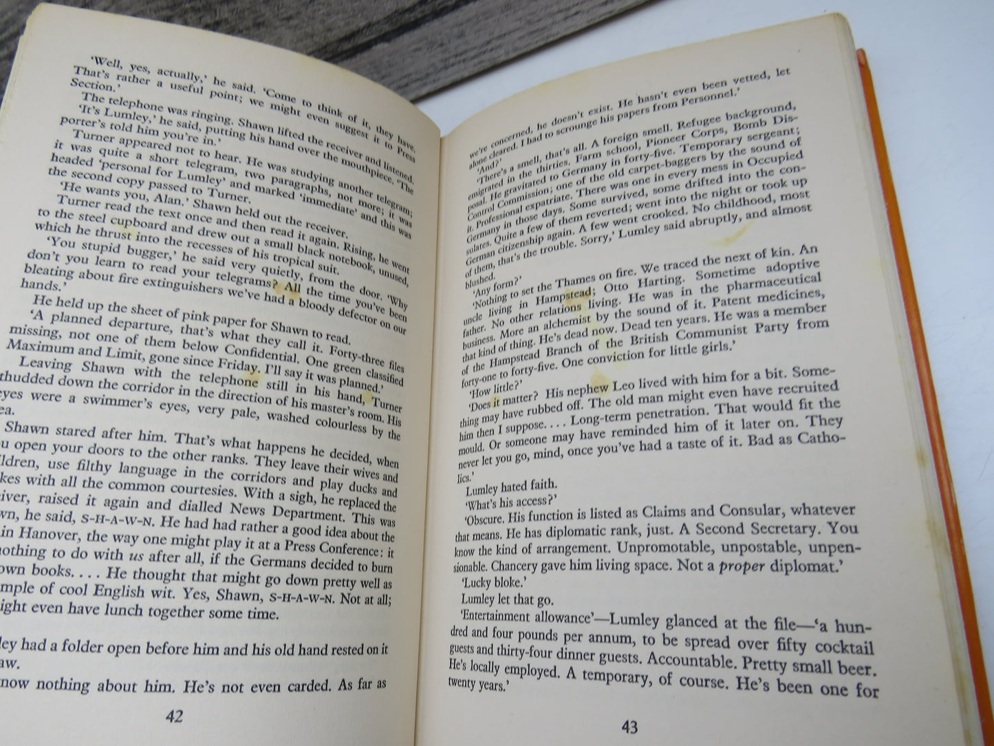 A Small Town In Germany By John Le Carre 1969