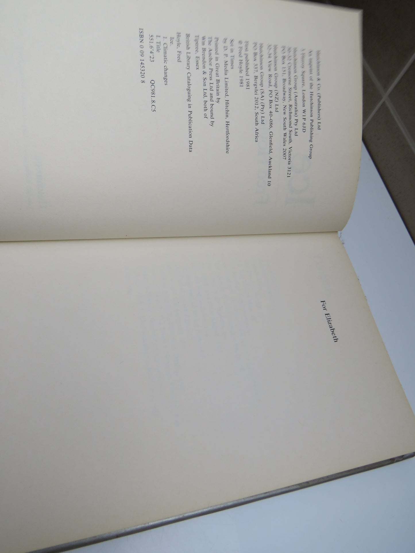 Ice By Fred Hoyle 1981