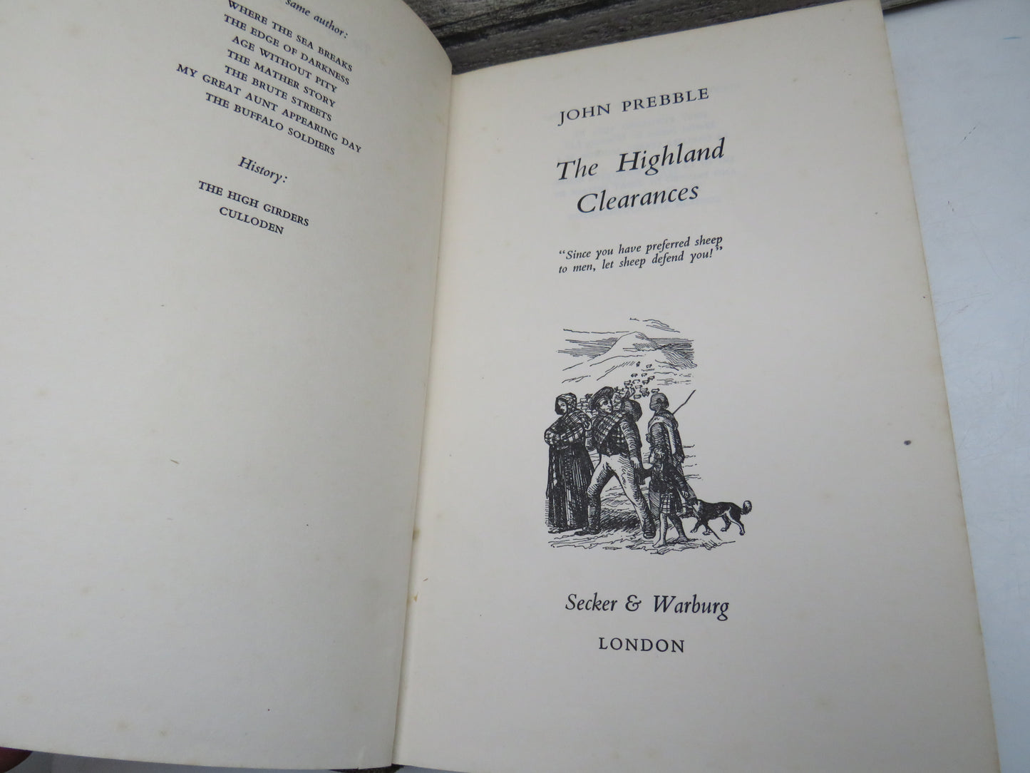 The Highland Clearances By John Prebble 1963