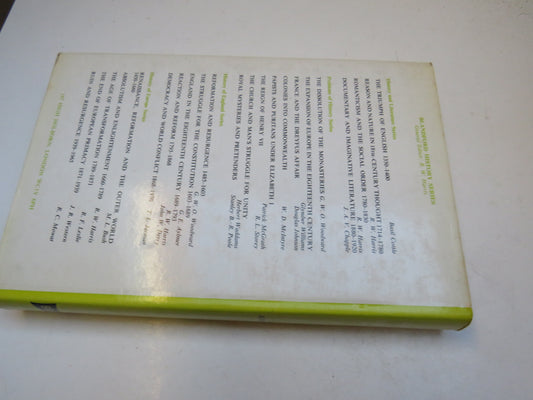 The Chorus of History Literary-Historical Relations In Renaissance Britain By A.M. Kinghorn 1971