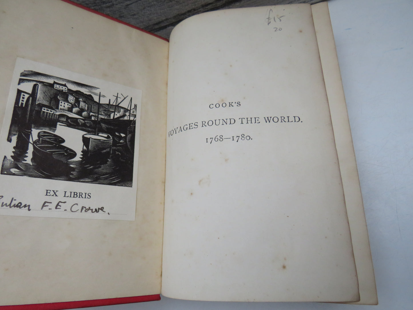 Voyages Round The World By Captain Cook Edited With Notes By D. Laing Purves