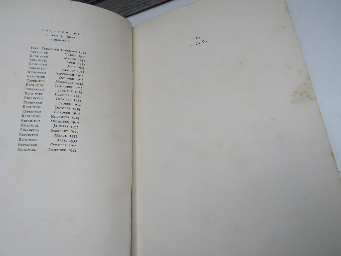 The Arches Of The Years By Halliday Sutherland 1935