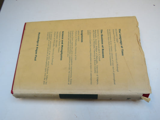 Freewill and Determinism A Study of Rival Conceptions of Man By R. L. Franklin 1968