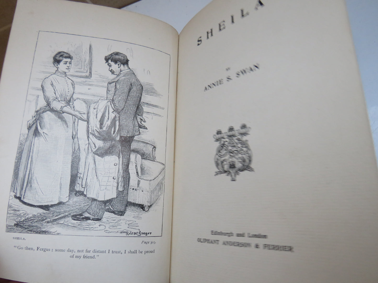 Sheila by Annie S. Swan, Oliphant Anderson & Ferrier