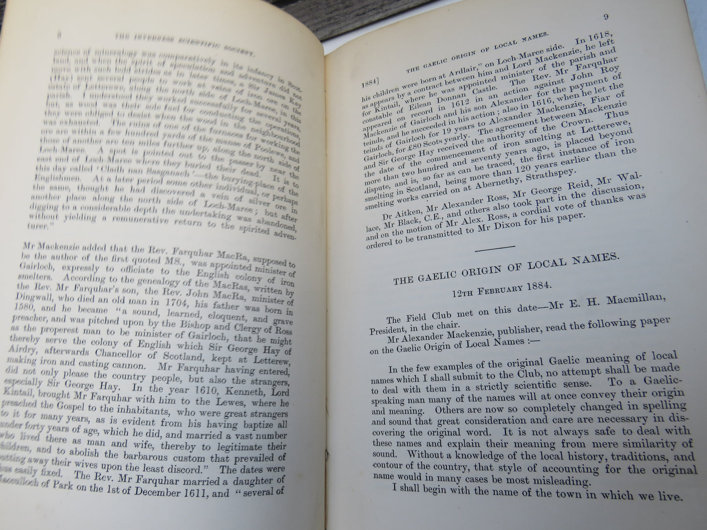 Transactions Of The Inverness Scientific Field Club Vol III 1893 to 1888