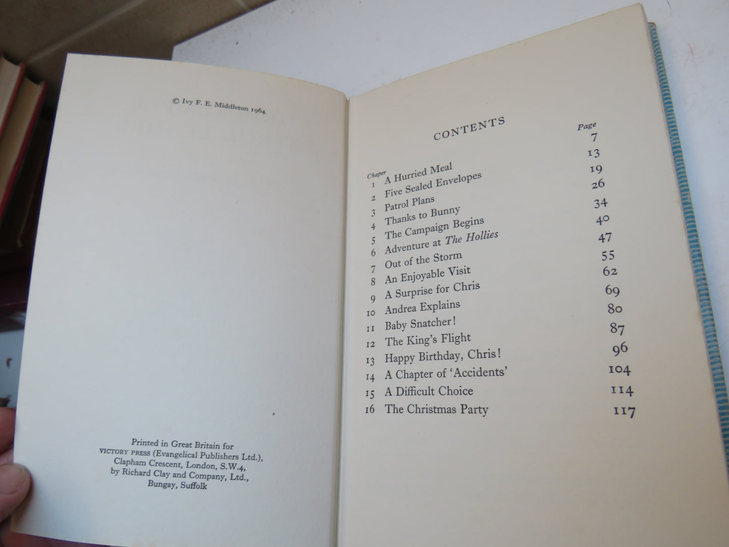 Chris Temple Patrol Leader By Ivy F. E. Middleton 1964 1st Edition