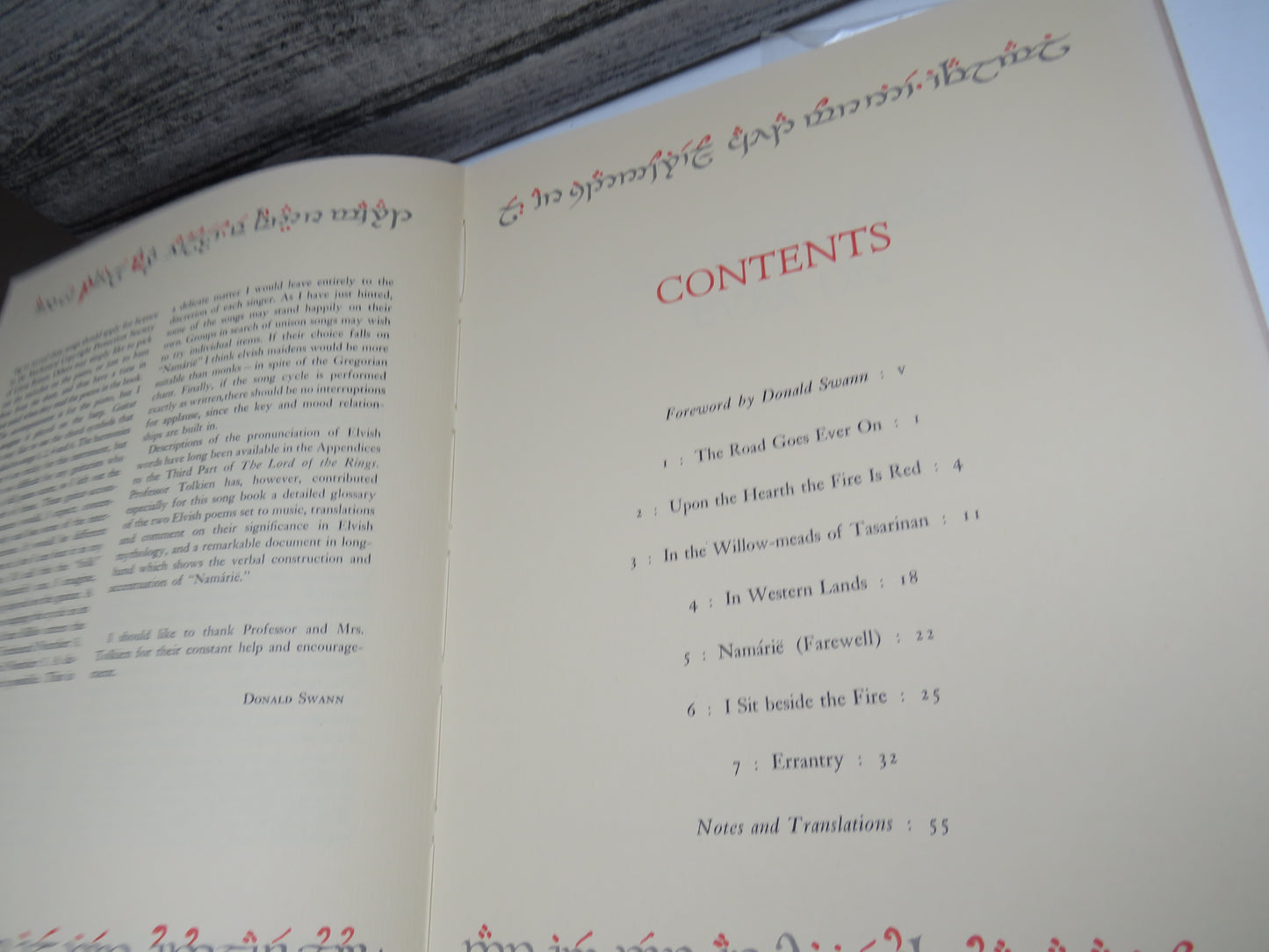 The Road Goes Ever On, A Song Cycle, Poems by J.R.R. Tolkien, Music by Donald Swann, 1972