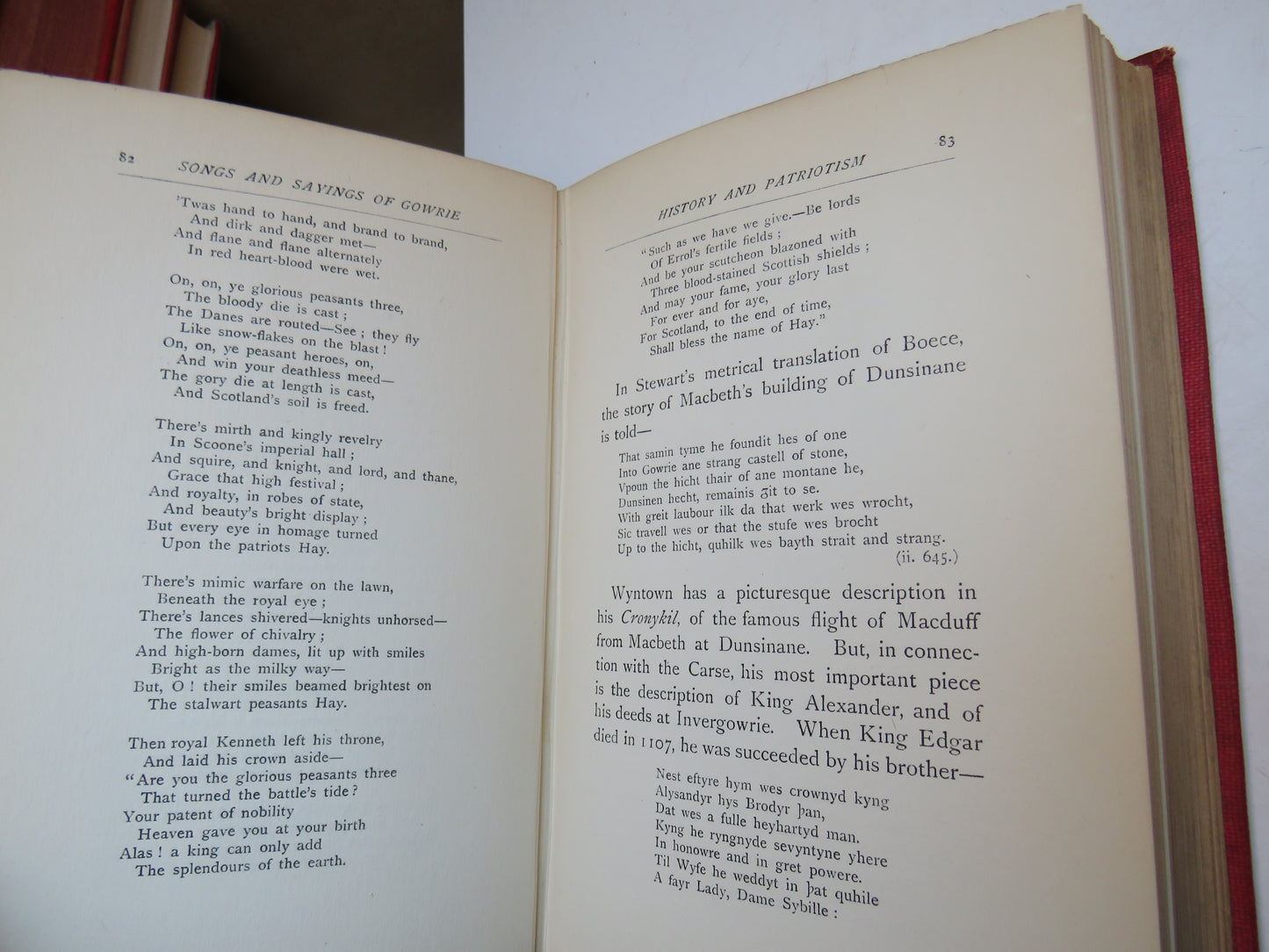 Songs and Sayings of Gowrie By The Rev. Adam Philip 1901