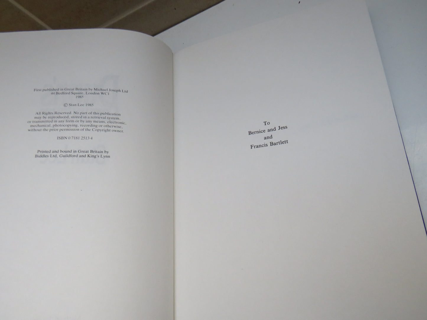 Dunn's Conundrum, A Novel by Stan Lee, 1985