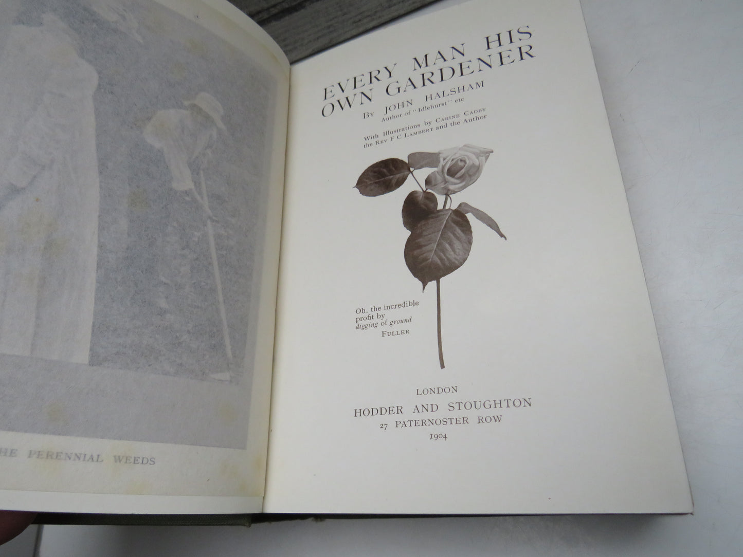 Every Man His Own Gardener by John Halsham, 1904