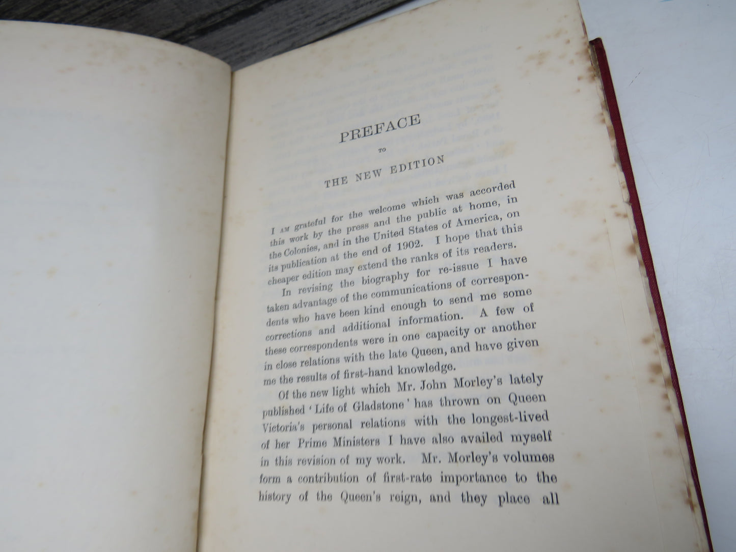 Queen Victoria A Biography by Sidney Lee, with Portraits, Facsimile, and Map, 1904