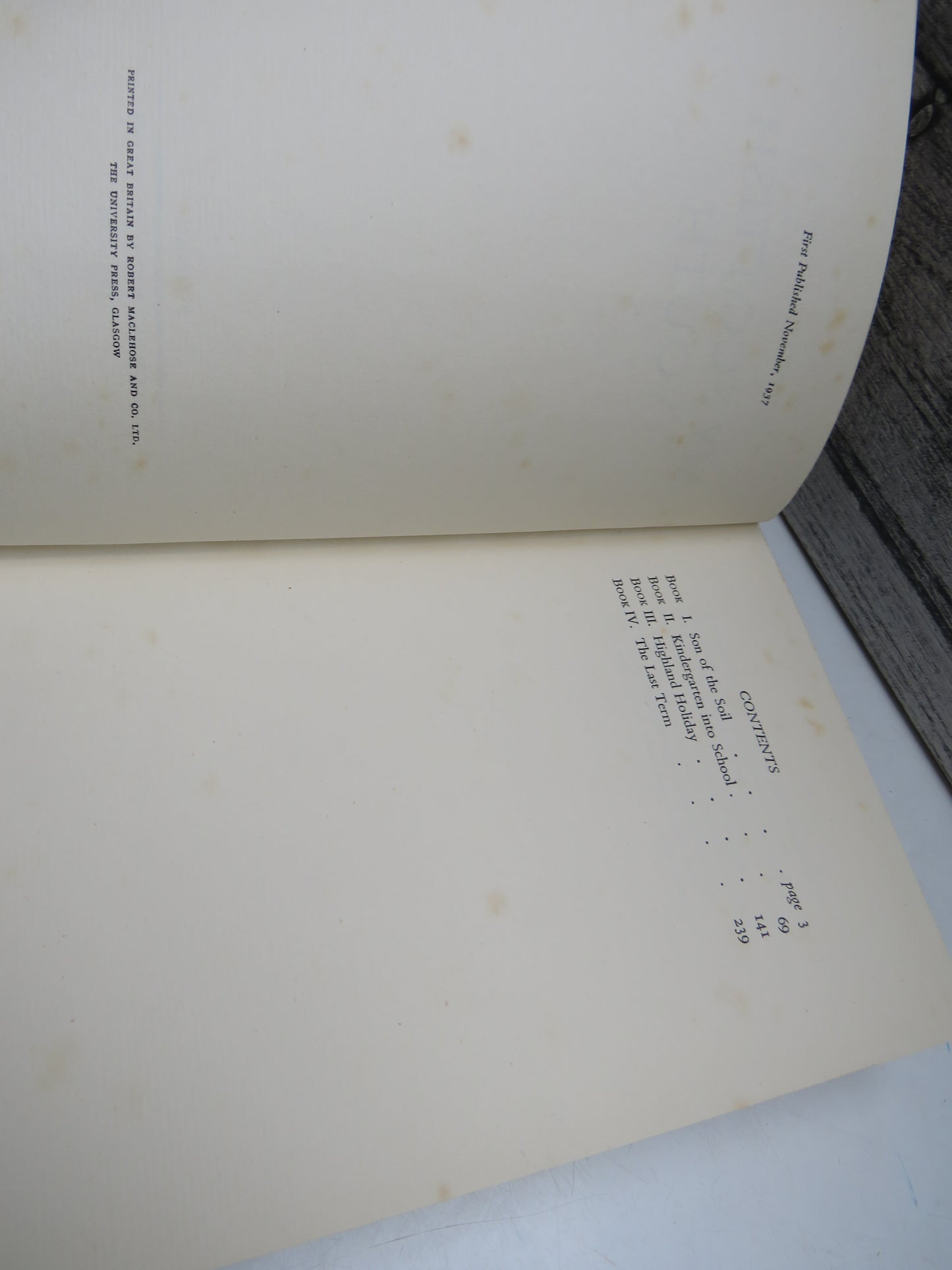 My Scottish Youth by R. H. Bruce Lockhart, 1937