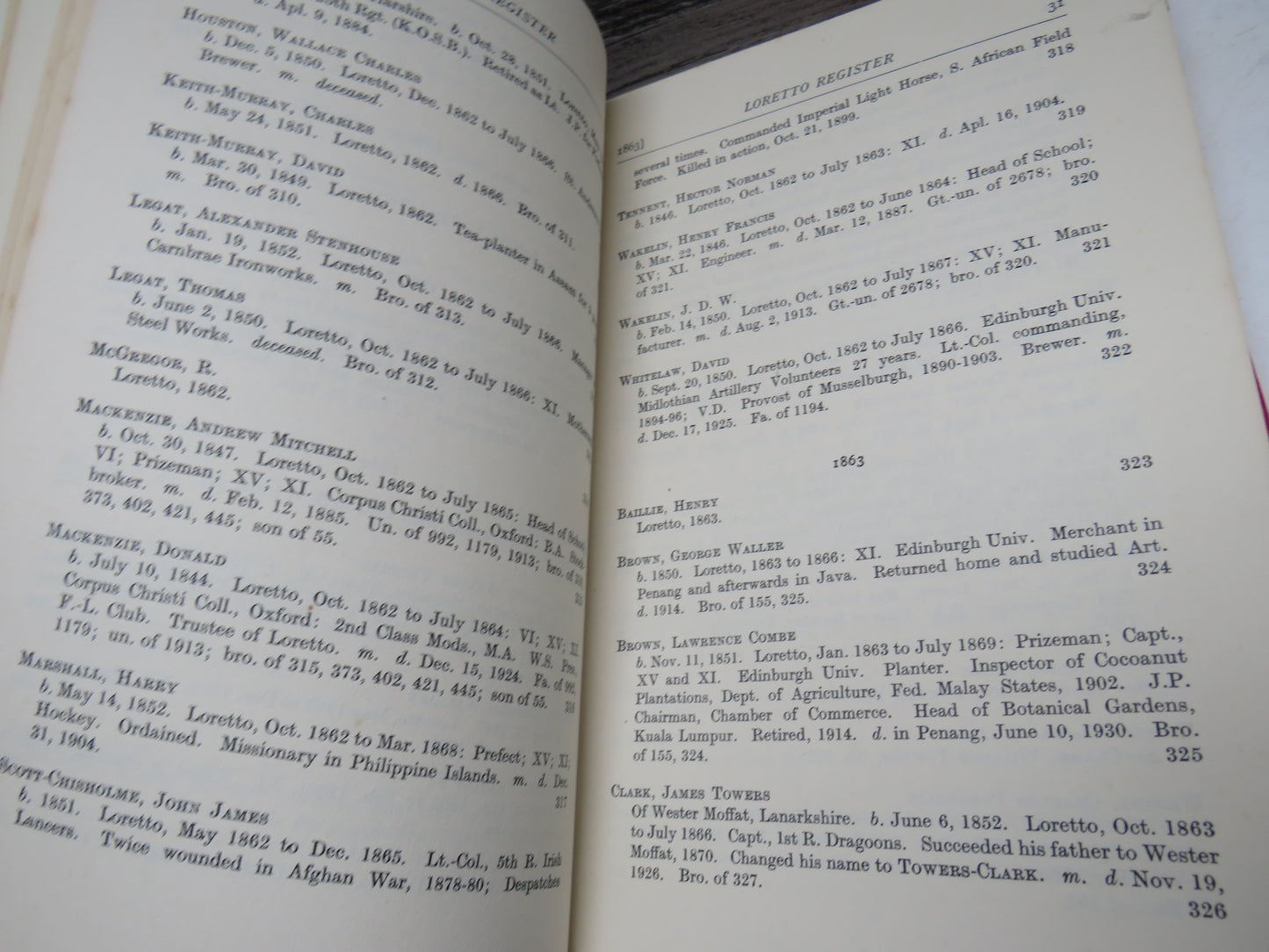 The Loretto Register 1825 To 1948
