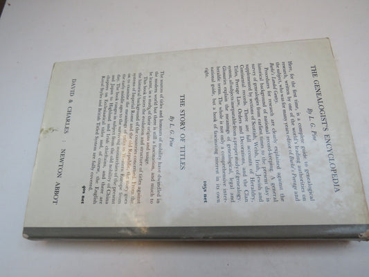 International Heraldry By L. G. Pine 1970