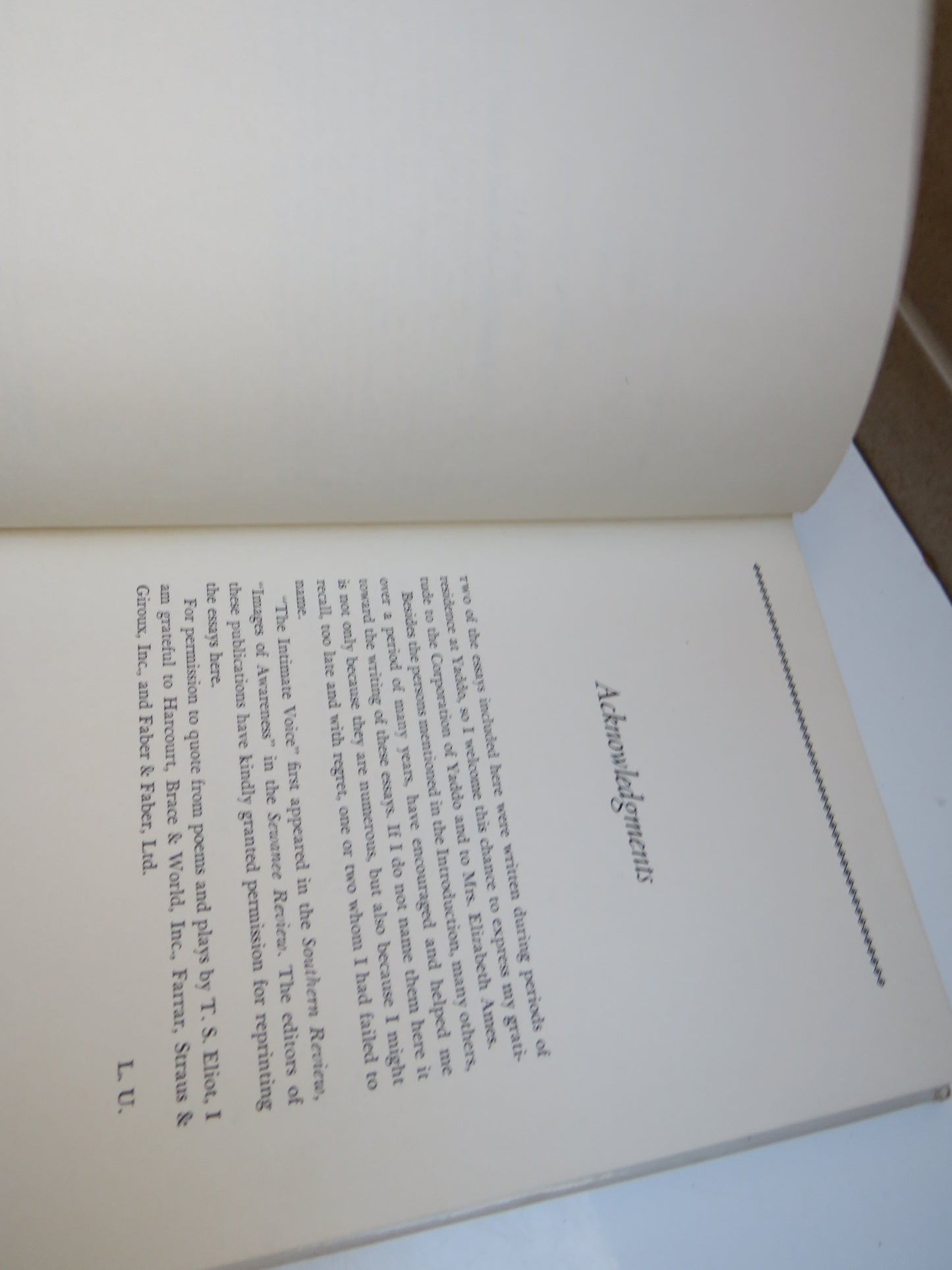 T. S. Eliot Moments and Patterns by Leonard Unger, 1966