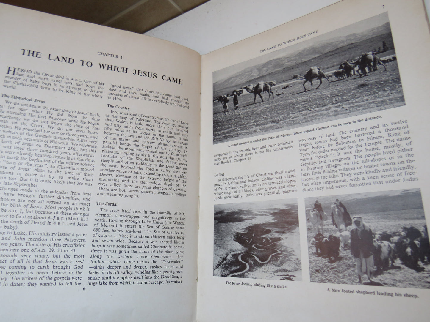 The Palestine Of Jesus Being Book Three Of Background To The Bible By Bernard R. Youngman 1959