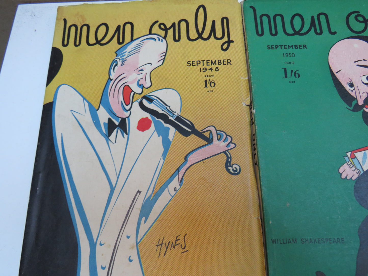 Small Collection of 5 Men Only Magazines 1948-1956