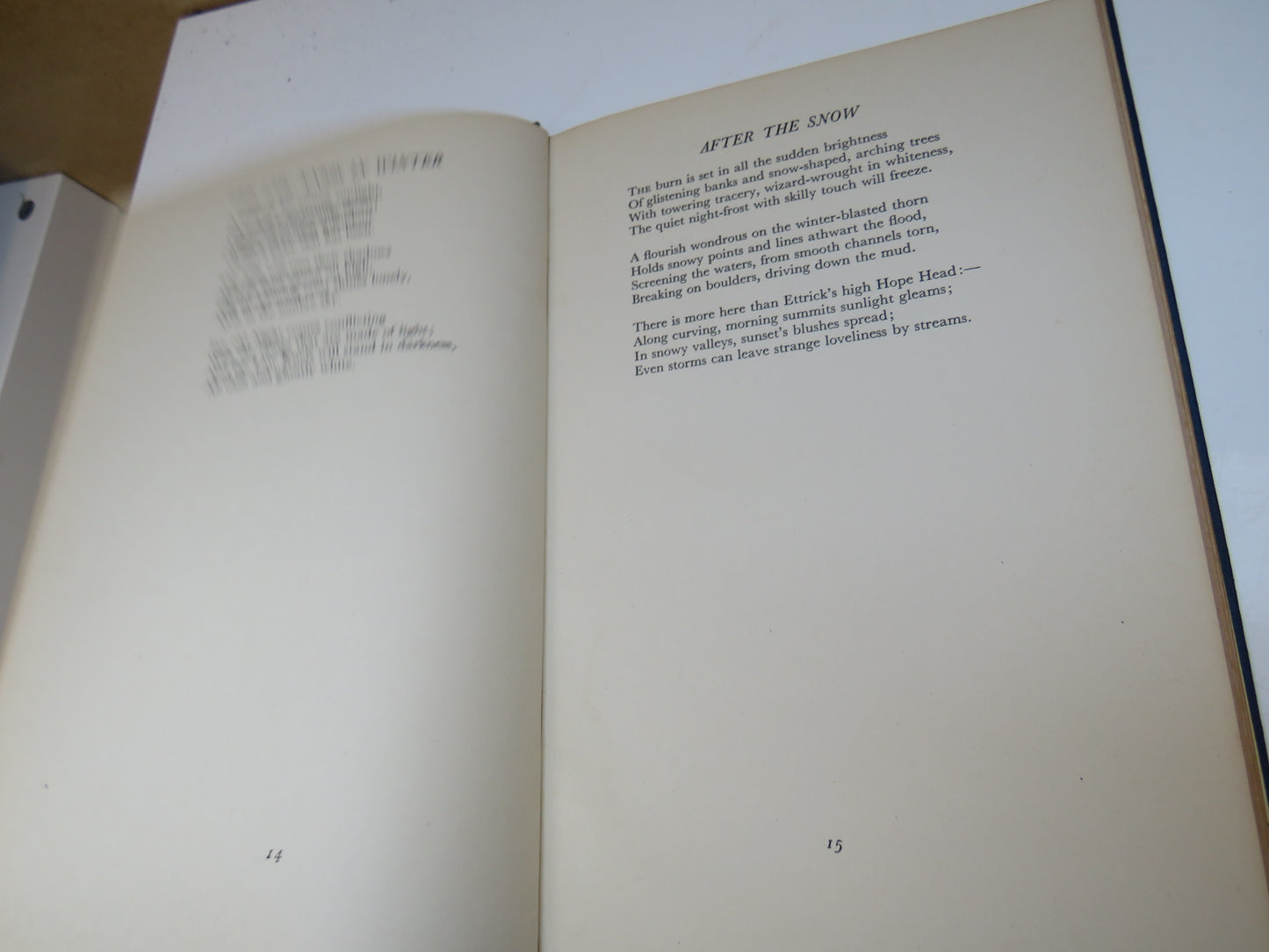 Ettrick Verse by William Addison, 1949, Signed